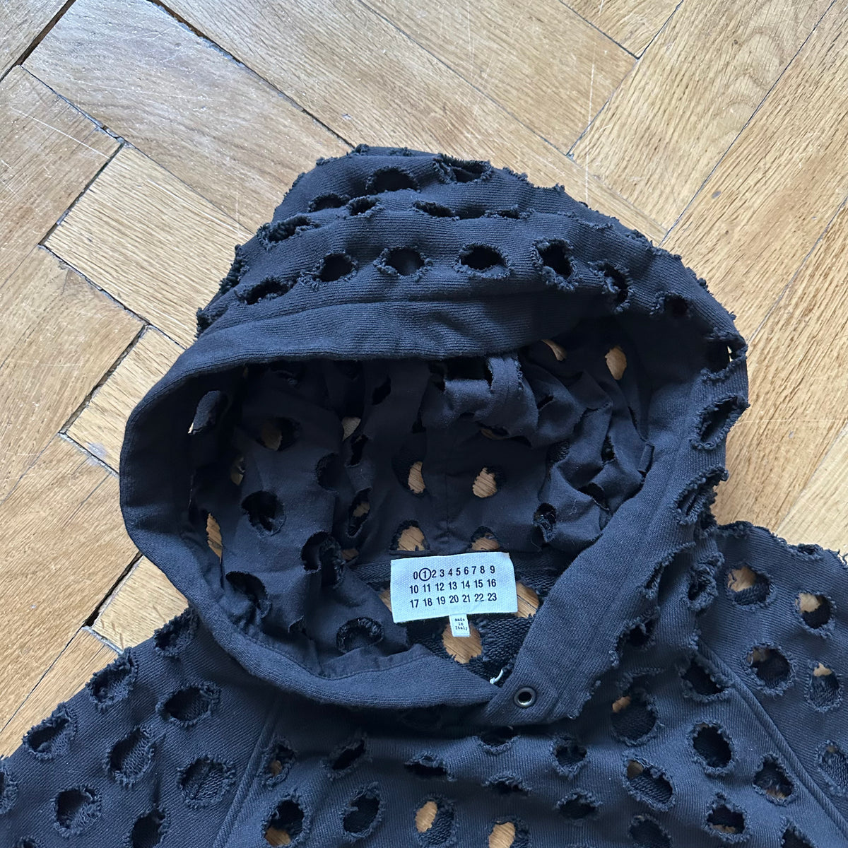 Maison Martin Margiela Laser Cut Hoodie