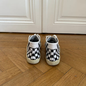 Saint Laurent Paris SS16 Checkerboard Leather SL37/M Sneaker