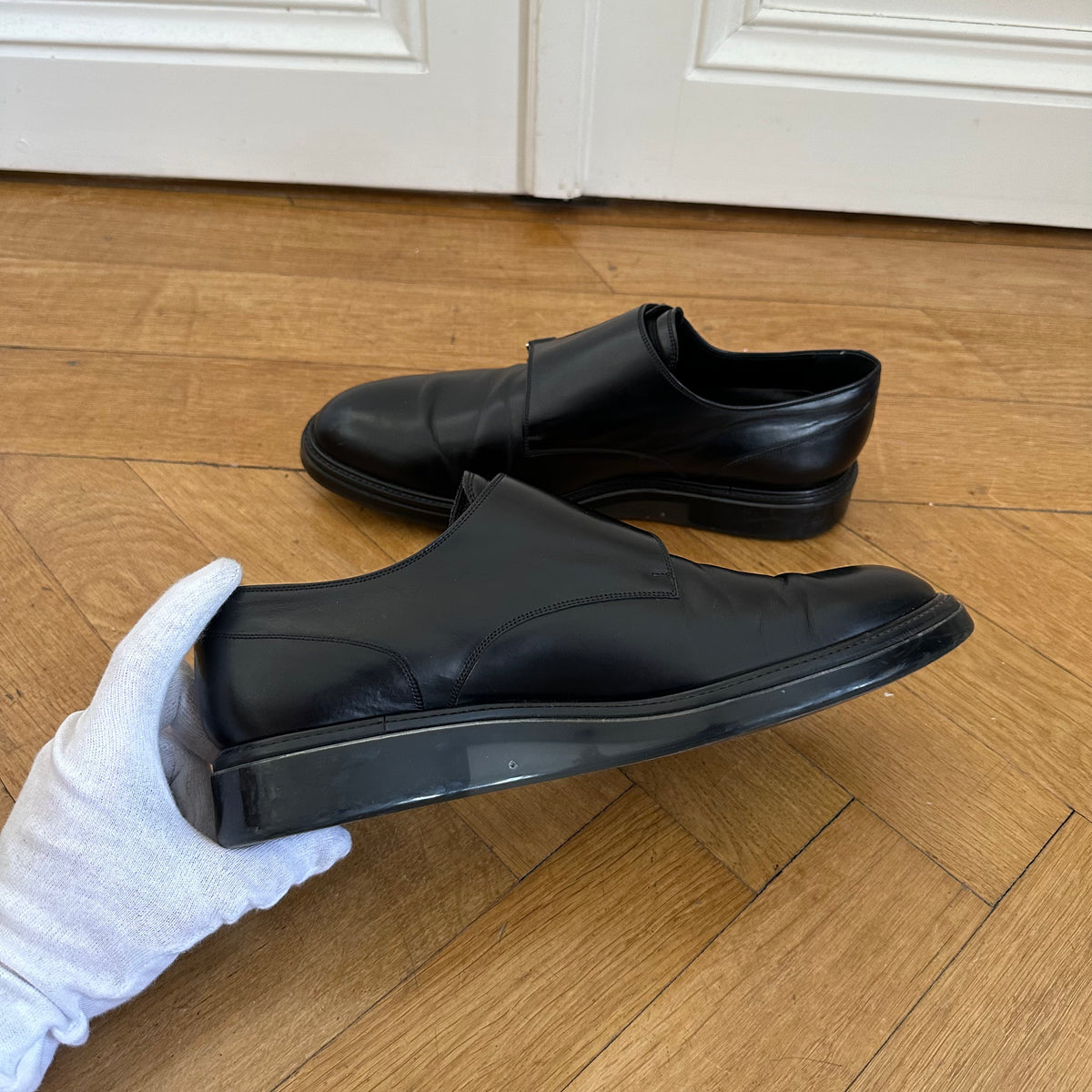 Dior Homme FW13 Metal Clasp Double Monk Strap Derbies