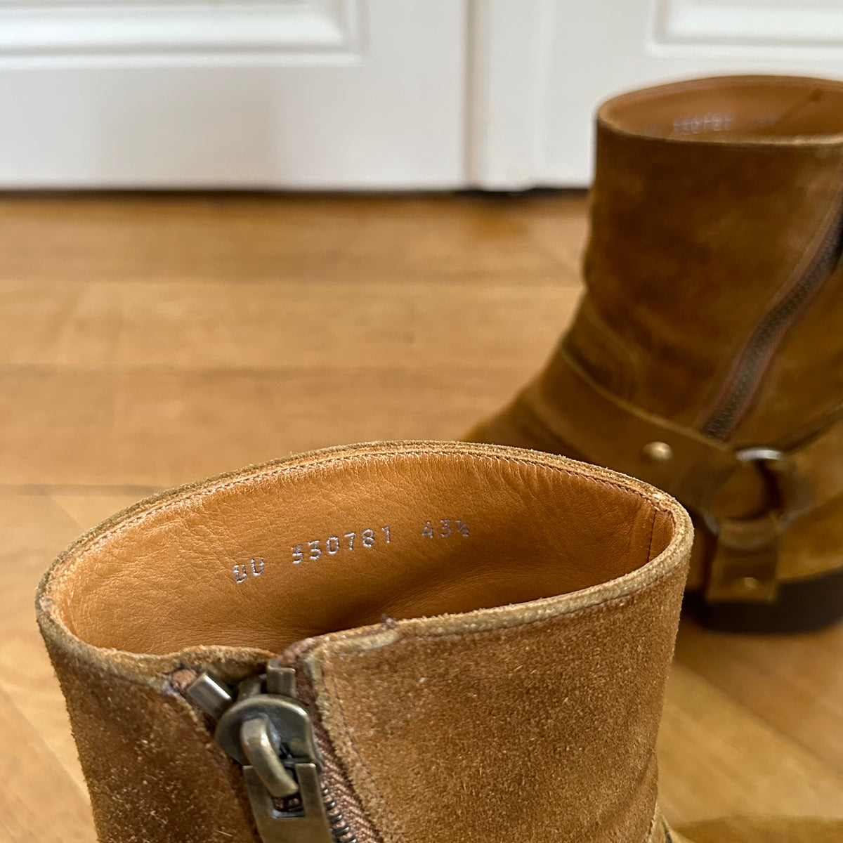 Saint Laurent Paris FW13 Nut Wyatt Suede Boots
