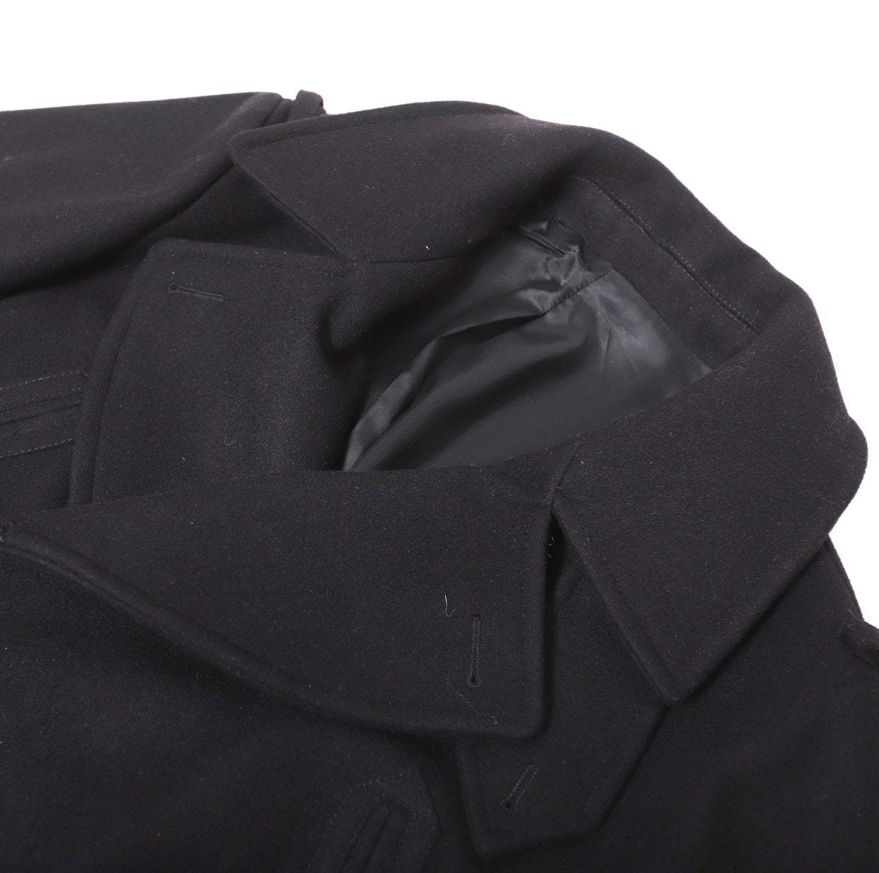 Berluti by Haider Ackermann FW17 Black Mega Coat Prototype