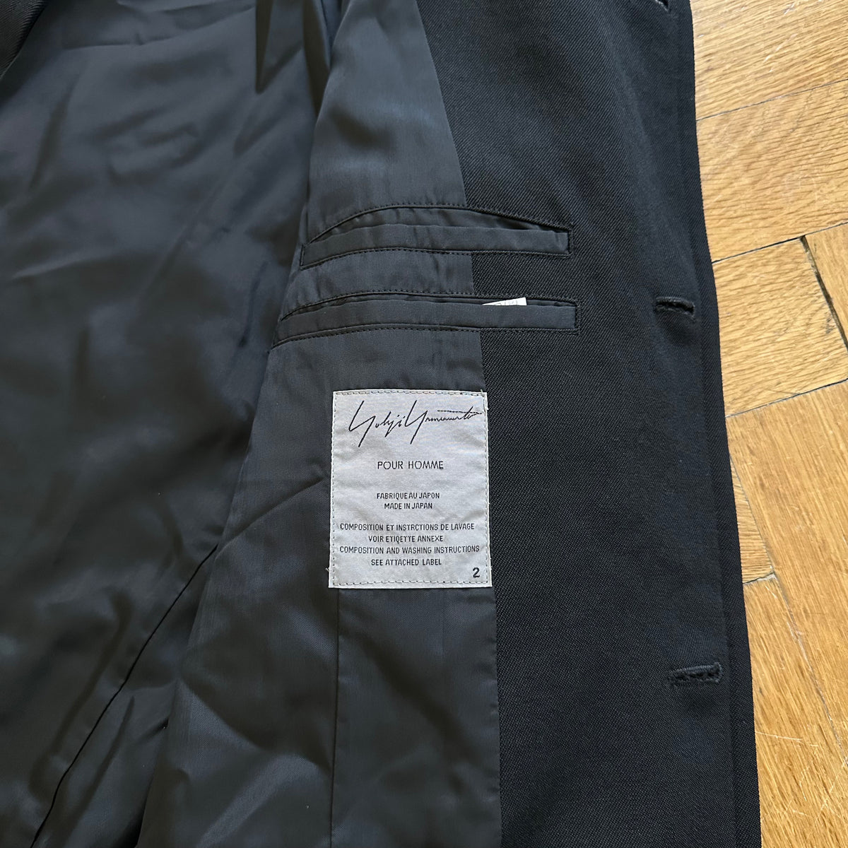 Yohji Yamamoto AW07 Hybrid Wool Bomber Coat