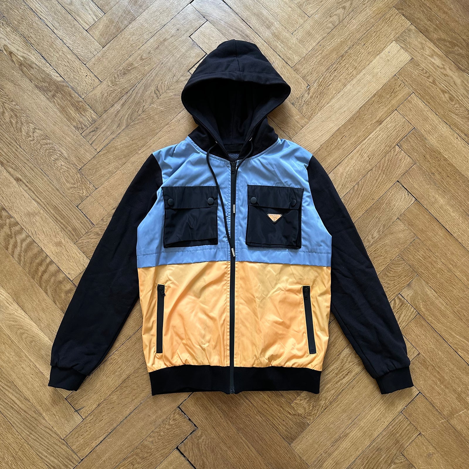 Prada Colorblock Cargo Tech Jacket