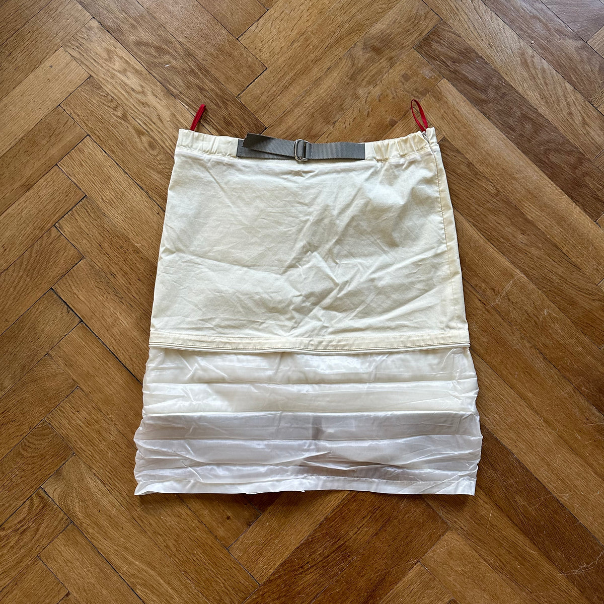Prada 2000s Technical Zip Skirt