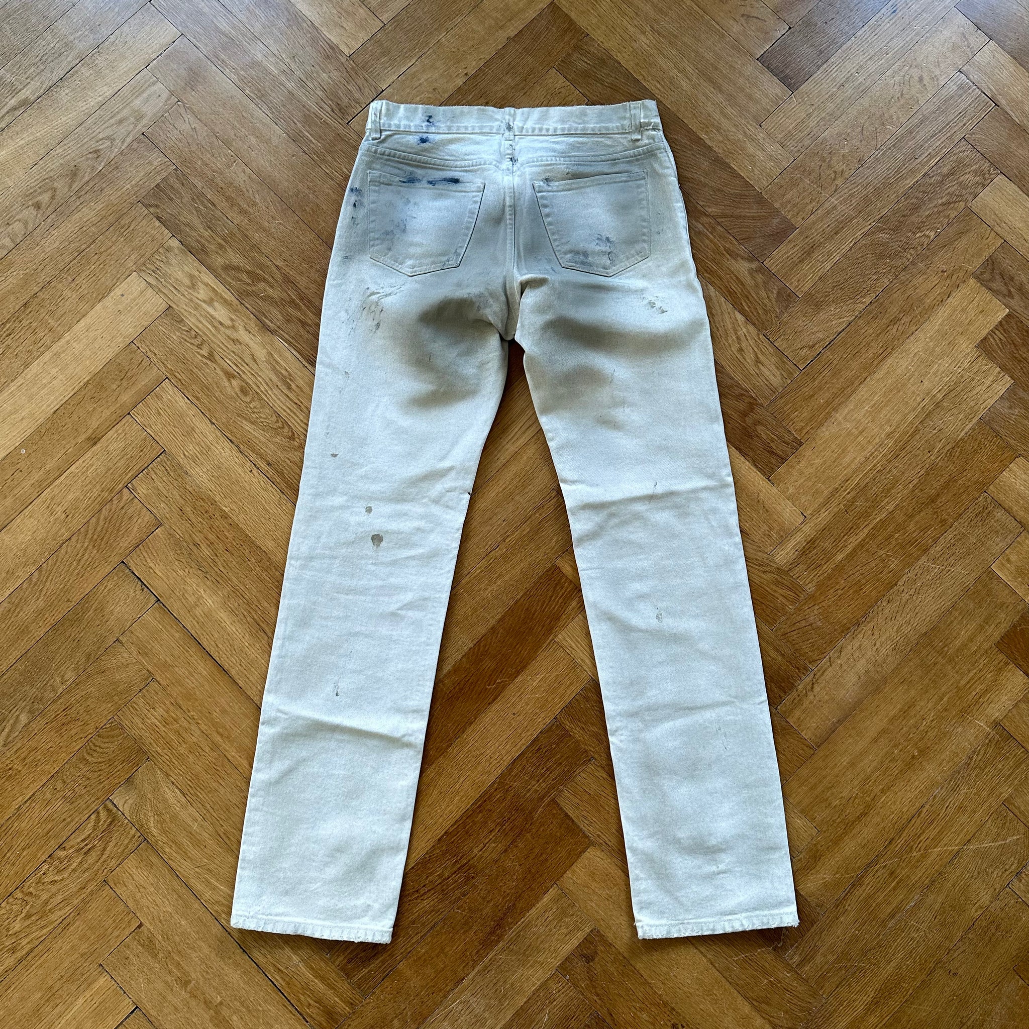 Helmut Lang SS03 White Painter Denim - Ākaibu Store Helmut Lang SS03 White Painter Denim - Ākaibu Store