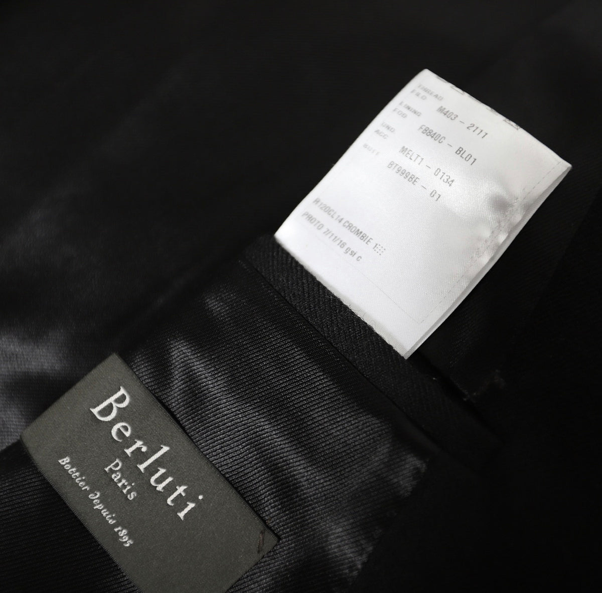 Berluti by Haider Ackermann Black Prototype Coat