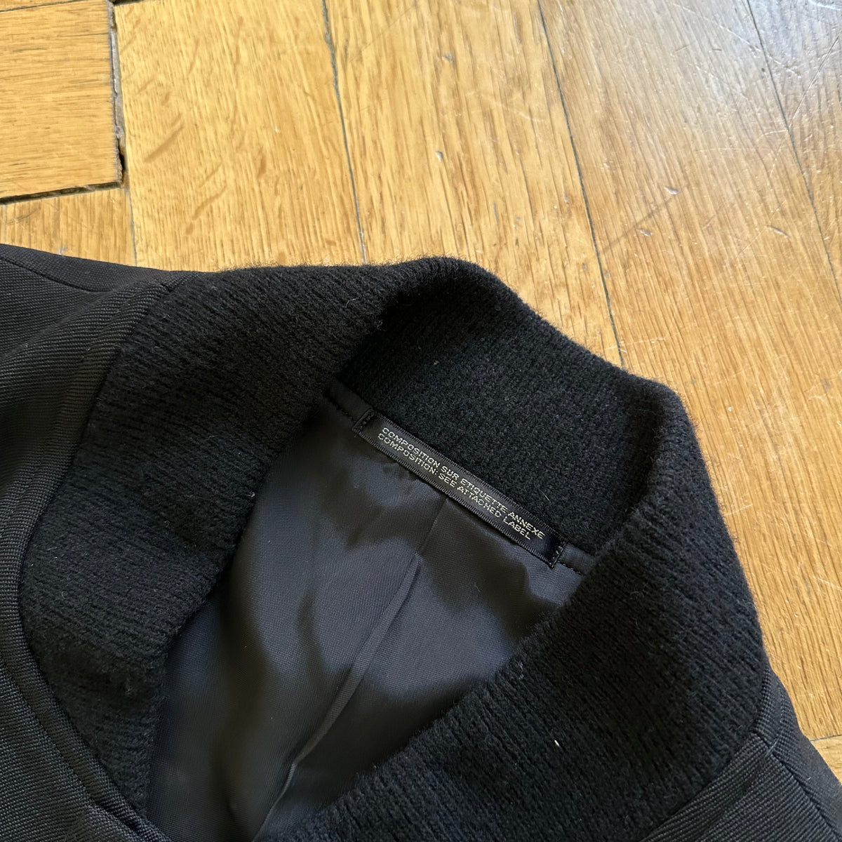 Yohji Yamamoto AW07 Hybrid Wool Bomber Coat