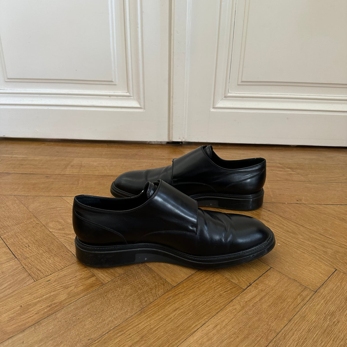 Dior Homme FW13 Metal Clasp Double Monk Strap Derbies