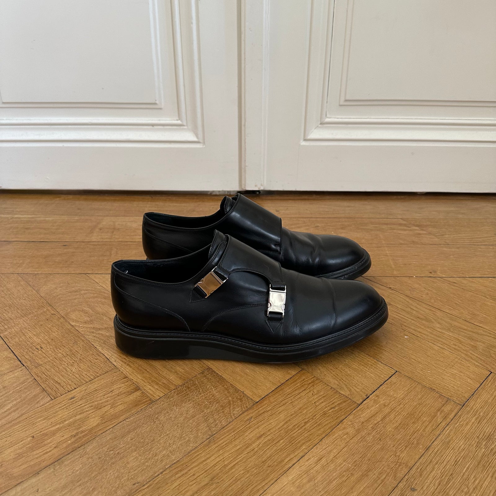 Dior Homme FW13 Metal Clasp Double Monk Strap Derbies