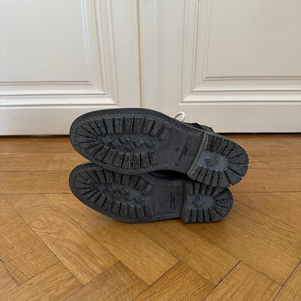 Givenchy SS15 Contrast Lace Commando Boots
