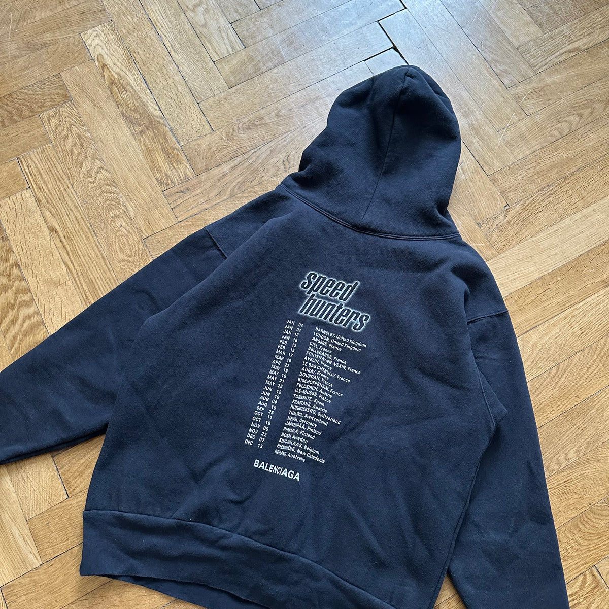 Balenciaga AW18 Speed Hunters Oversized Hoodie