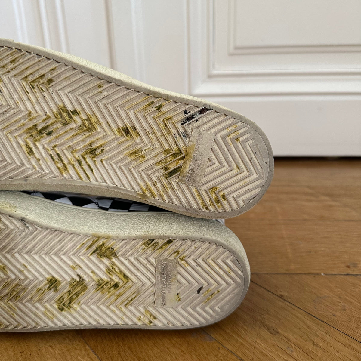 Saint Laurent Paris SS16 Checkerboard Leather SL37/M Sneaker
