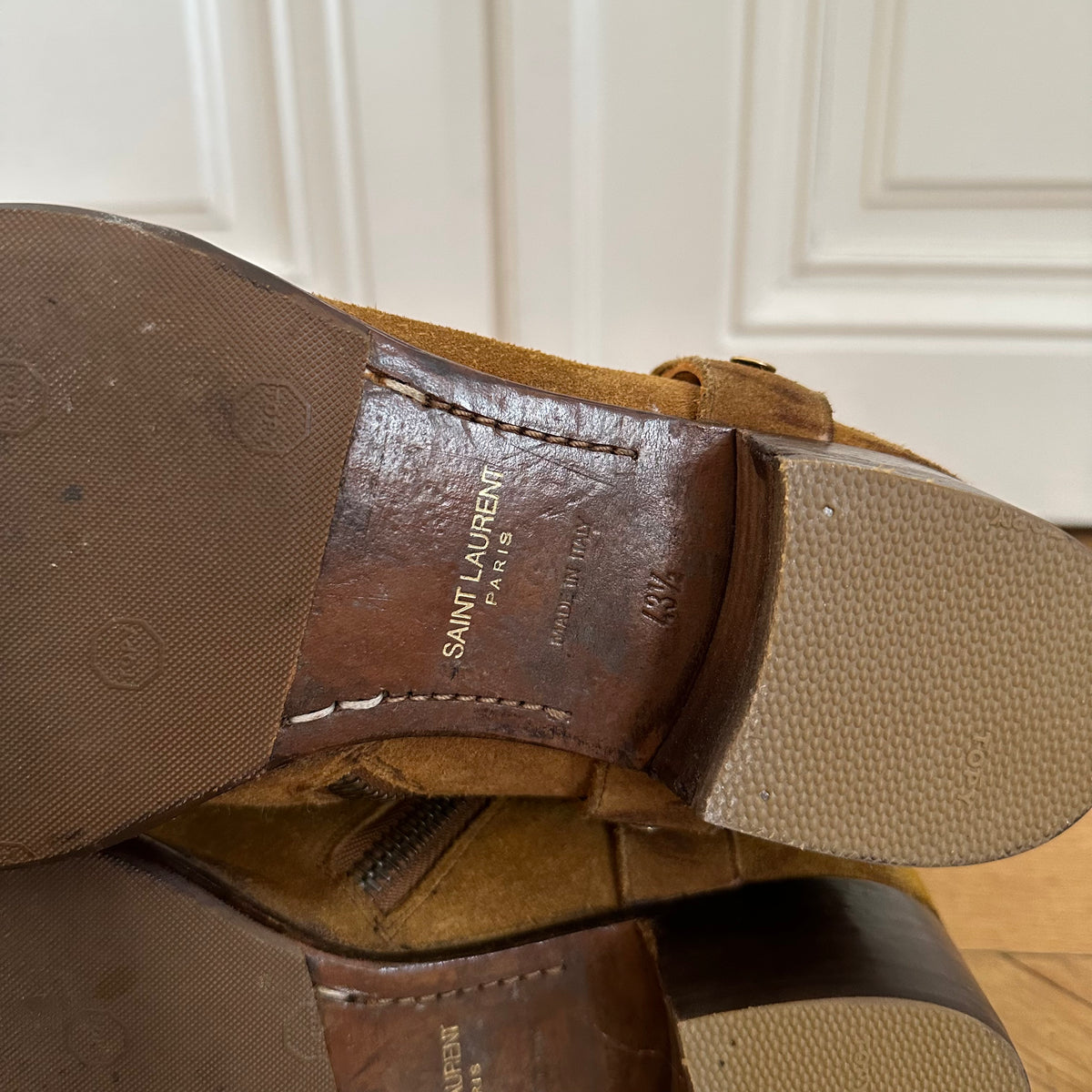 Saint Laurent Paris FW13 Nut Wyatt Suede Boots