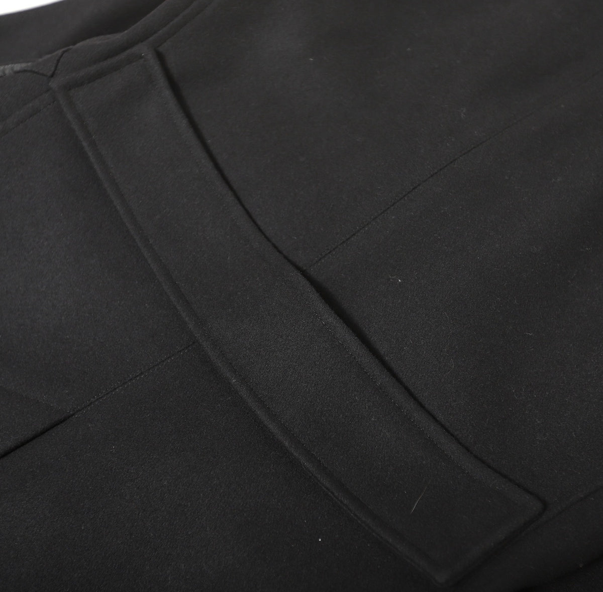 Berluti by Haider Ackermann FW17 Black Mega Coat Prototype