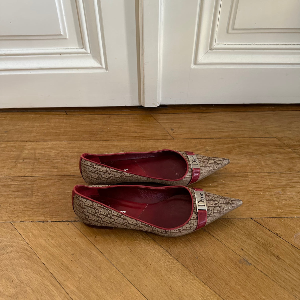Christian Dior by John Galliano Diorissimo Monogram Ballerinas
