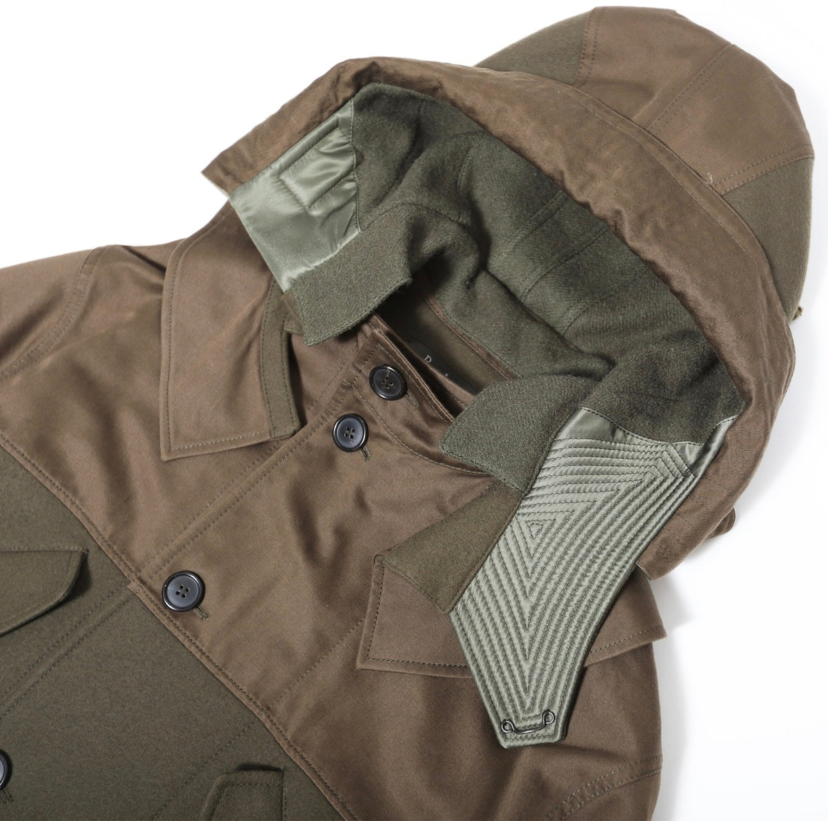 Berluti by Haider Ackermann FW17 Khaki Military Parka