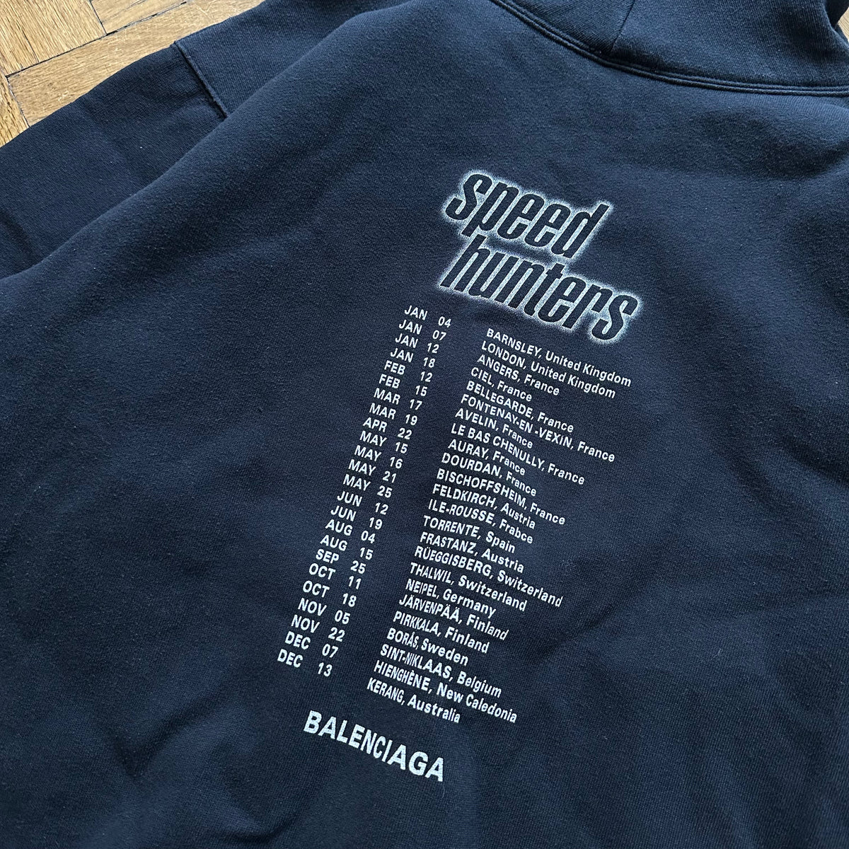 Balenciaga AW18 Speed Hunters Oversized Hoodie