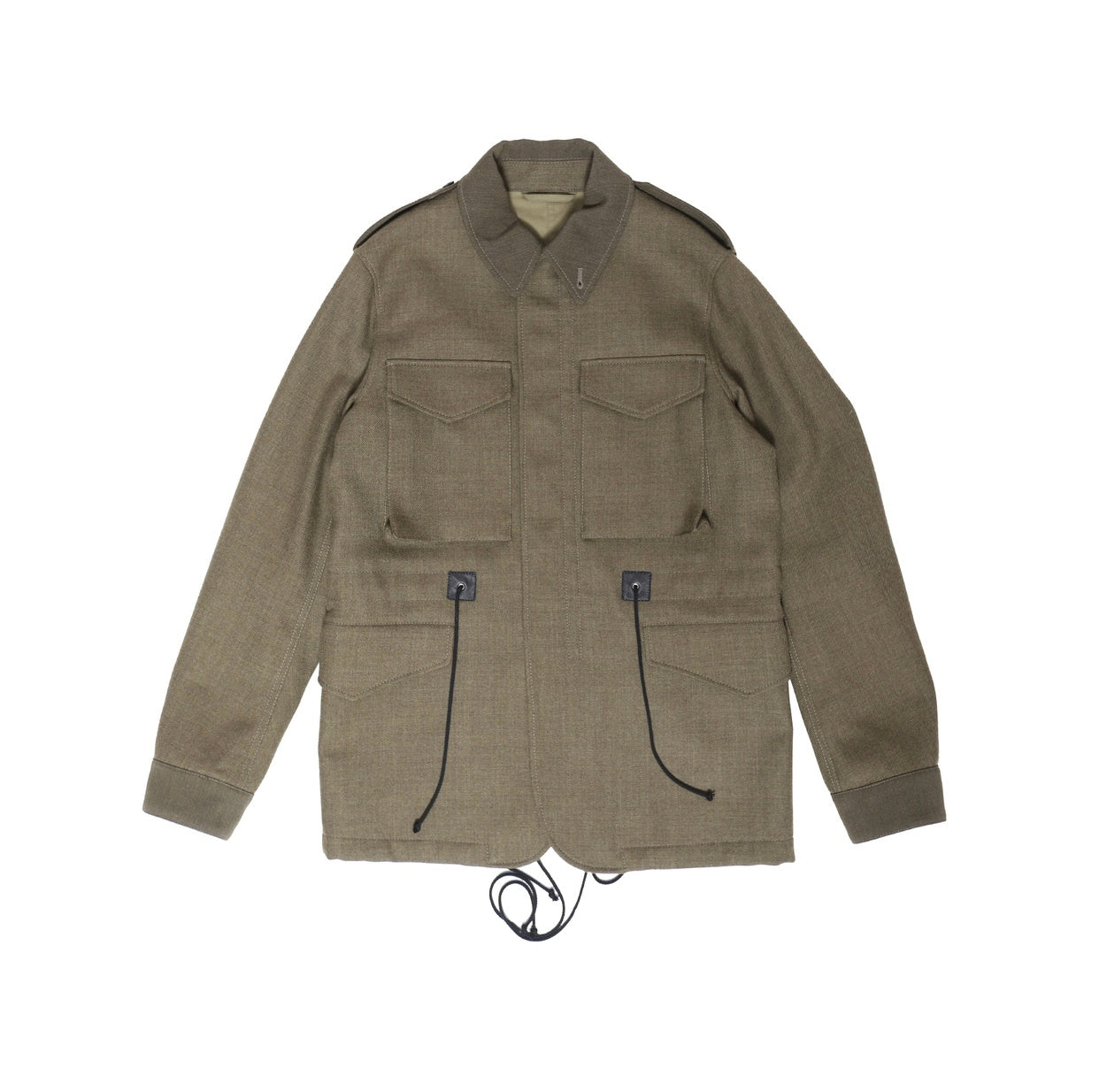 Berluti by Haider Ackermann FW17 Khaki Drawstring Jacket Sample