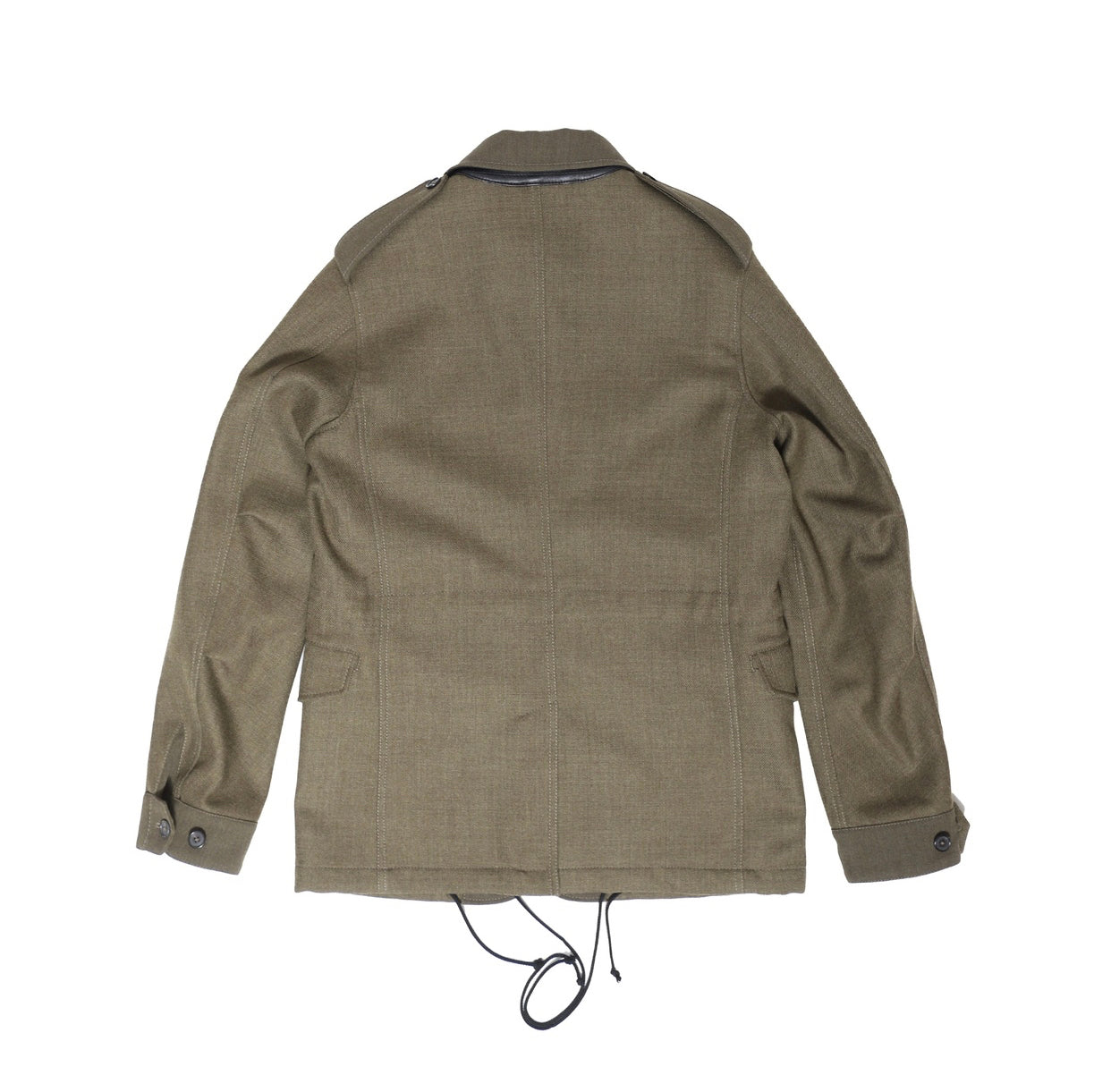 Berluti by Haider Ackermann FW17 Khaki Drawstring Jacket Sample
