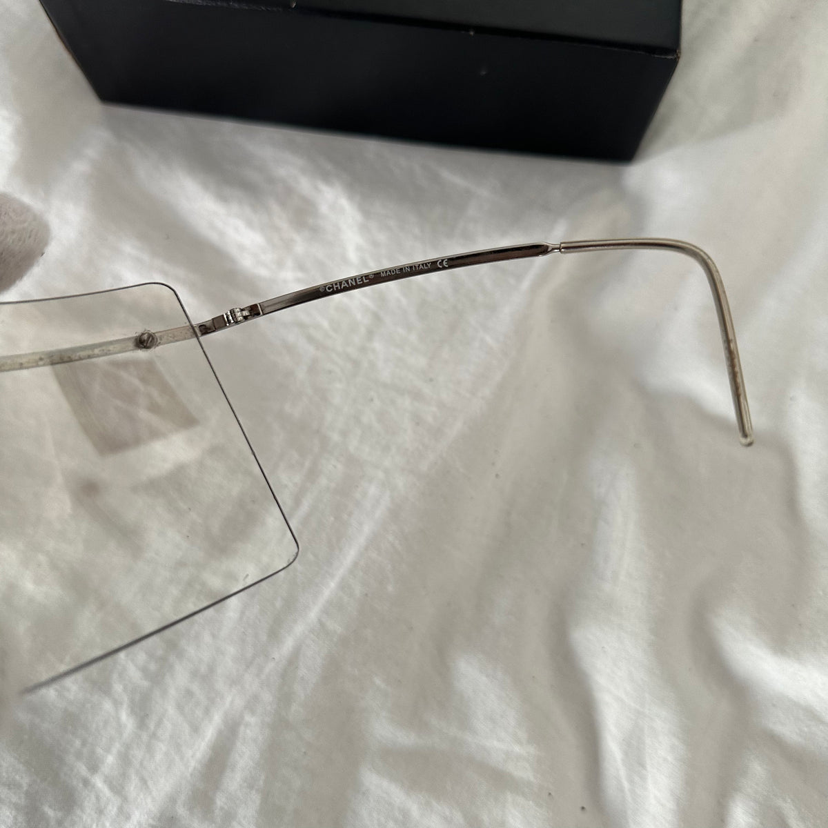 Chanel 2000s Shield Sunglasses
