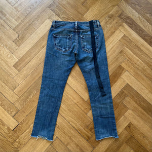 Rick Owens DRKSHDW Vintage Detroit Washed Blue Denim