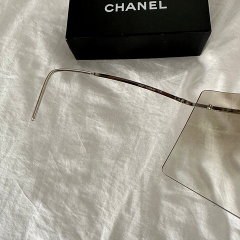 Chanel 2000s Shield Sunglasses