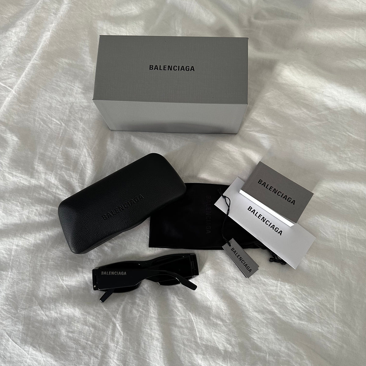Balenciaga SS20 LED Logo Sunglasses