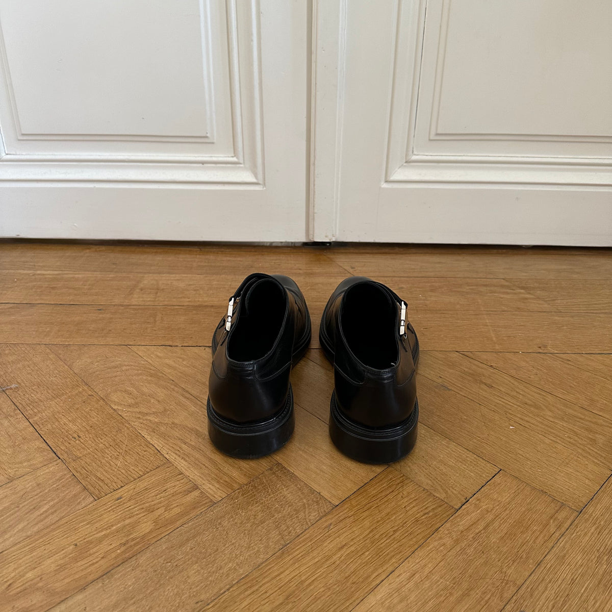 Dior Homme FW13 Metal Clasp Double Monk Strap Derbies